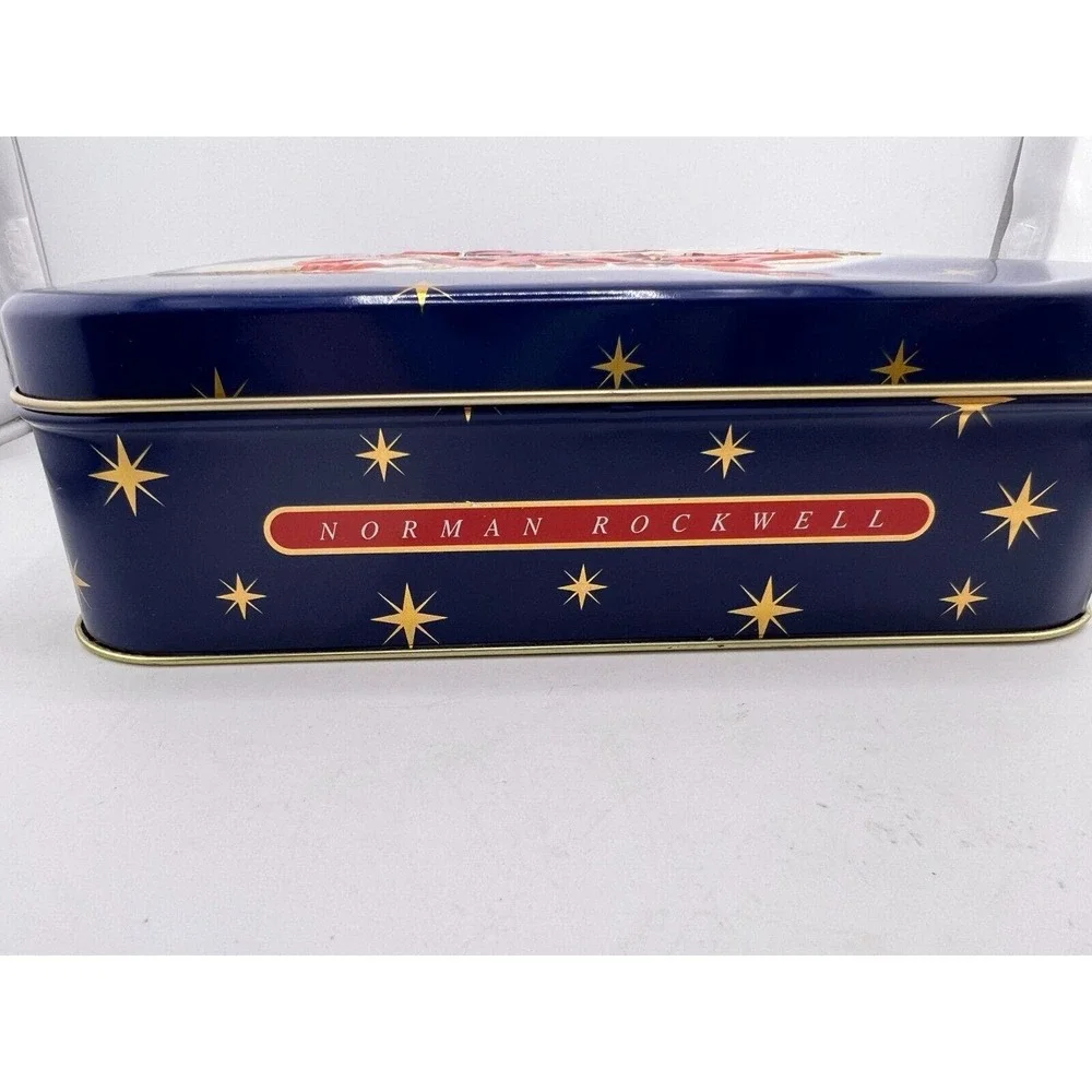 Vintage Circa 1947 Norman Rockwell Snickers‎ Container Tin
